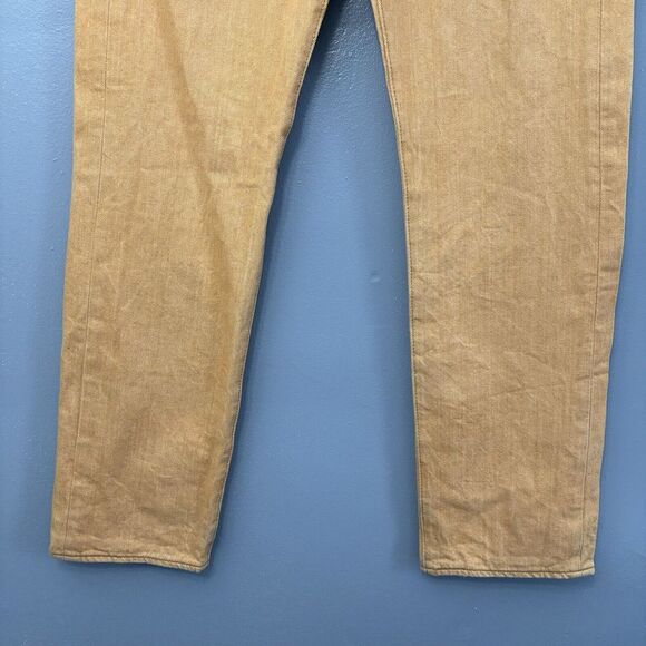 Levis 501XX Jean Mens 32x34 (Actual 32x31) Button Fly Made Mexico Y2K Beige - Picture 3 of 13
